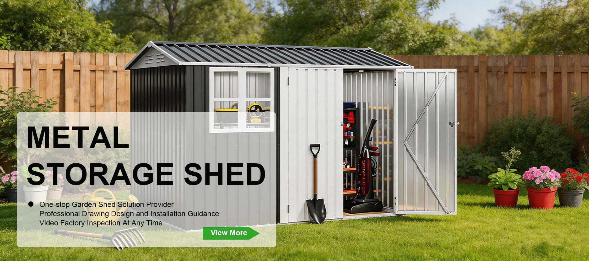 garden shed,storage shed,metal storage shed,steel storage shed,outdoor tool storage sheds,galvanized steel backyard tool shed