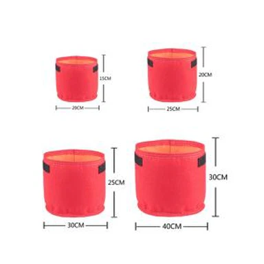 50 gallona kuitukangas puutarhan kukkakangasruukku