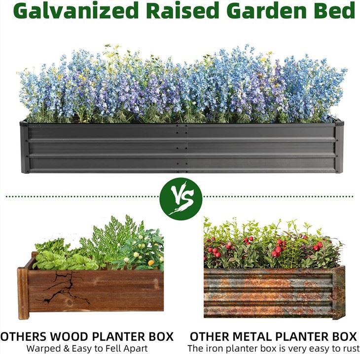 Raised Garden Bed With Mini Greenhouse Cover