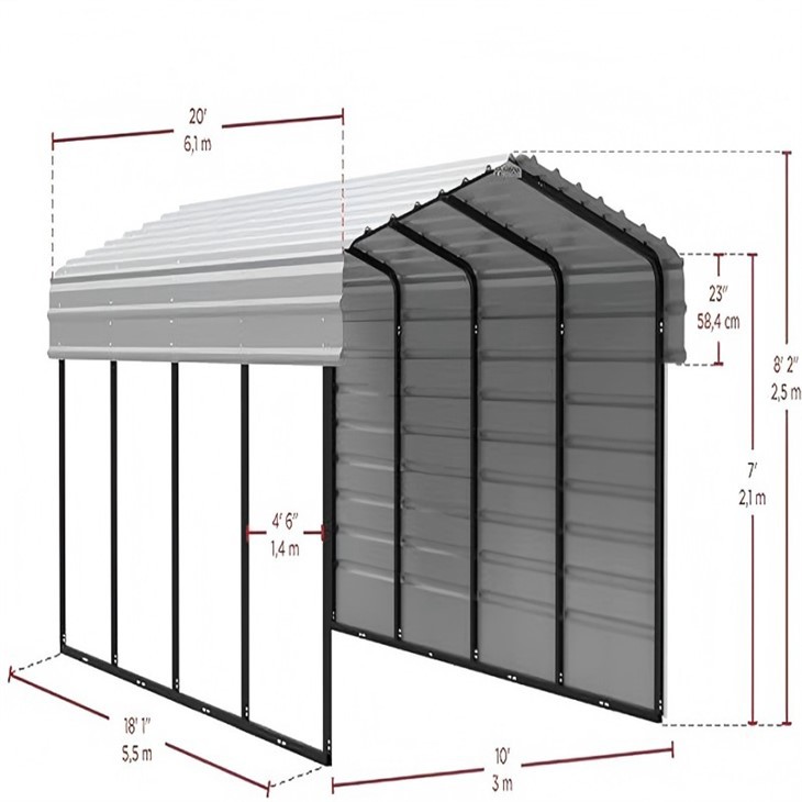 Galvanized Steel Carport